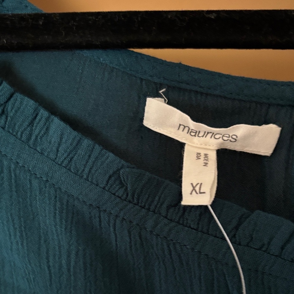 Maurices Dark Teal Tank Top/BRAND NEW! NEVER WORN - Picture 3 of 5
